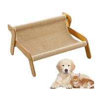 Cama Rascado - Cama Gato Sisal 24 Pulgadas, Protector Muebles de Madera, raspador castigo para mascotas Compañía Versátil | Rascador Gatito