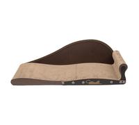 Cama rascador para gatos de cartón ondulado - Base rascador para juguetes y salón, centro de actividad de protección de muebles para mascotas, lugar de descanso seguro y cómodo para gatos en