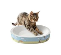Cama rascadora para gatos, juguetes para rascar que no se desprenden, cuenco de tablero para rascar para gatos de interior, para razas pequeñas, medianas y grandes, muebles, protección de puerta