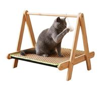 Cama Raspadora para gatos - 44,5 X 38,5 X 38,5 Cm, Tumbona Interactiva para mascotas con bola Teaser | Bloc de notas para gatos | para ejercicios pequeños y grandes, para juegos de escalada, escalada