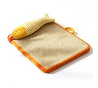 Cama Refrescante para Gatos con Almohada para un Sueño Cómodo en Verano con Tela Transpirable para Mascotas de Todos los Tamaños (50x40x3cm (Dentro de 4kg))