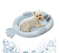 Cama Refrescante para Perros - Colchoneta Lavable Antideslizante para Mascotas | Almohadilla Refrescante para Perro | Para Interiores Exteriores Jardín Jaula Dormir Verano Cachorro Gatito Mantener Fre