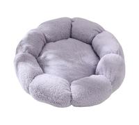 Cama Relajante para Gatos - Cueva para Gatos de Peluche en Forma de Flor, Cama Suave y cálida para Mascotas |, diseño Moderno, Lavable para Gatos pequeños, Perros Interiores, calefacción