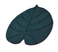 Cama reversible para mascotas, cama grande para gatos, perros, alfombrilla para dormir para interiores, hogar y viajes, lavable, diseño de hojas, alfombrilla para mascotas