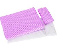 Cama rosa para cama de muñeca edredón + almohada