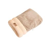 Cama semicerrada para mascotas con madriguera cálida | Cueva de dormir de tres capas para gatos y perros pequeños, cama para perros escondite de camping