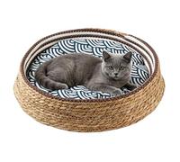Cama Tejida de Gatos Acolchado Y Antiarrañazos Todo El Año