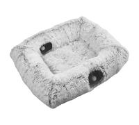 Cama tipo para gatos, rectangular para mascotas con 4 maneras, cama tipo cueva de juguete para gatitos, para balcón, apartamento, interior, dormitorio, sala de estar, hogar, temporada