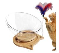 Cama transparente para gatos | Hamacas para gatos, cama para gatos, cama para gatos, cuenco transparente para gatos, nave espacial estable para interiores, casa para gatitos y mascotas pequeñas