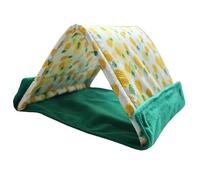 Cama Triangular para Mascotas - Hedgehog House Hideaway, 2 en 1 para dormir, carcasa de felpa, diseño cálido con material fácil de limpiar | Lugar de descanso ideal para mascotas pequeñas, K