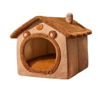 Cama Universal Lavable para Perros y Gatos de Cuatro Estaciones, cálida y cálida para el Invierno, con Forma de casa para Perros Grandes, Suministros para Dormir para Mascotas.(A,M)