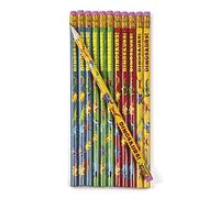 cama24com Palandi® - Lápices con goma de borrar (12 unidades), diseño de dinosaurio