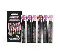 Camaleon Cosmetics - Pack 6 Pintalabios Magic Colourstick - Edición Especial - Permanentes - Cambian de color a tonos rosados
