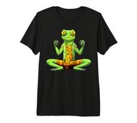 Camaleón de Yoga Camiseta Premium