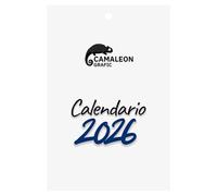 CAMALEON GRAFIC Calendario 2026 Sobremesa, Calendario Taco 2026, 365 Frases Célebres Inspiradoras, 1 Página por Día, Formato 15x10 CM, Ideal para Oficinas, Escritorio, Hogar y Regalo (Blanco)