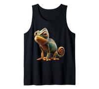 Camaleón Lagarto Reptil Chameleon Iguana Lagarto Camaleón Camiseta sin Mangas