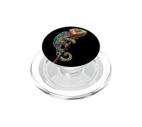 Camaleón Lagarto Reptil Chameleon Iguana Lagarto Camaleón PopSockets PopGrip para MagSafe
