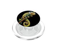 Camaleón Lagarto Reptil Chameleon Iguana Lagarto Camaleón PopSockets PopGrip para MagSafe