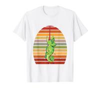 Camaleón Lengua Reptil Cuidador del Zoológico Camaleones Camiseta gráfica económica, Hombre, Blanco, M