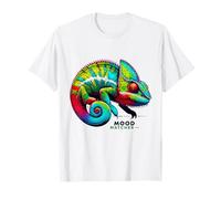 Camaleón Mood Matcher Camuflaje de reptil que cambia de color Camiseta