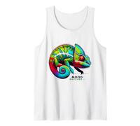 Camaleón Mood Matcher Camuflaje de reptil que cambia de color Camiseta sin Mangas