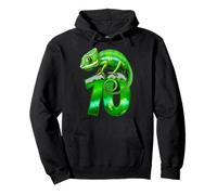 Camaleón para fiesta de cumpleaños número 10 de lagarto para niños de 10 años Sudadera con Capucha