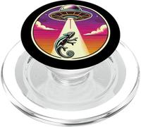 Camaleón secuestrado nave espacial extraterrestre secuestro del espacio exterior PopSockets PopGrip para MagSafe