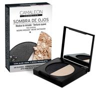 Camaleon Sombras de Ojos Negro y Beige 2x2.3g