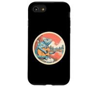 Camaleón Tocar Guitarra | Rock Star | 60s 70s Rock Music Carcasa para iPhone SE (2020) / 7 / 8