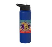 Camaleón Tribal Reptil Lagarto Cuidador Del Zoológico Stainless Steel Insulated Water Bottle