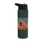 Camaleón Tribal Reptil Lagarto Cuidador Del Zoológico Stainless Steel Insulated Water Bottle