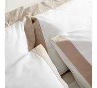 Camalisa White/Neutral Funda de Almohada Oxford 50x70 cm