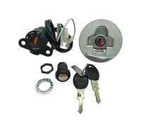 CAMAMOTO One by Kit Completo de Cerradura de Llave de Contacto (cod 208109 Completo Compatible con Aprilia scarabeo/Restyling 4 Tiempos 50-100cc año 2001 a 2010 | Ref. Orig. AP8202329 / 85180R)