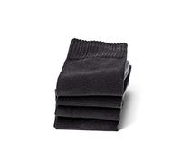 Camano 5942 Sport Socks 4 Paar Calcetines de Deporte, Schwarz (Black 05), 43/46 (43/46) (Pack de 4) para Hombre