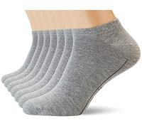 Camano Calcetines unisex unisex para hombre y mujer, transpirables, cómodos, elásticos, alto porcentaje de algodón, cintura suave, 7 unidades, Gris Light Grey Melange 9300, 39-42