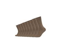 Camano CREW SOCKS, Online Calcetines confort algodón unisex 9p Unisex adulto, caramel melange,