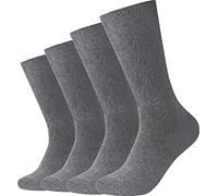 Camano Crew Socks Online Calcetines Diabeticos 4p, Anthracite, 2.5-5 Unisex Adulto