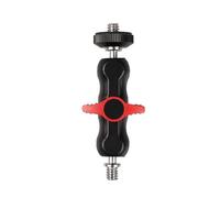 CÁMAR CLAMP Doble BALLADA 1/4 Y 3/8 Hilo para Cámara Versatilidad Y Configuración Iluminación LED Pequeño del Soporte Luz Ballhead Brazo