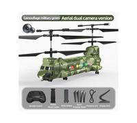 (Cámara 1B) Helicóptero RC LM19-D con luces LED, cámara 480P, fotografía aérea HD, modelo de avión de