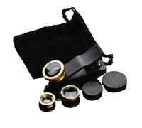 Cámara 3 en 1 de gran angular con lente macro ojo de pez para la mayoría de teléfonos, lentes de fotografía creativa con clip portátil