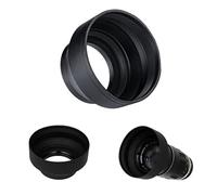 Cámara 3 etapa de goma plegable de la lente de la capilla para la videocámara Panasonic HC-VX1 HC-VXF1