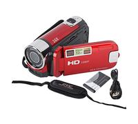 Cámara 4K Cámara DV de 48 MP con Pantalla Giratoria TFT de 2,7 Pulgadas, Zoom Digital de 16x Cable USB Luz de Relleno Batería de Larga Duración para Grabar, Ver Fotos y Vídeos