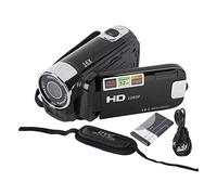 Cámara 4K Cámara DV de 48 MP con Pantalla Giratoria TFT de 2,7 Pulgadas, Zoom Digital de 16x Cable USB Luz de Relleno Batería de Larga Duración para Grabar, Ver Fotos y Vídeos