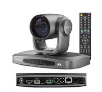 Cámara 4K NDI con seguimiento automático AI 21X zoom óptico HDMI/SDI/USB 3.0/PoE/IP PTZ cámara 4K para culto a la iglesia, eventos en vivo, videoconferencias (OBS, vMix, Zoom, Equipos)