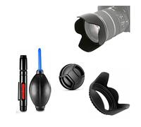 Cámara Accesorios básicos paquete 52mm lente capó, tapa de lente, juego de limpieza para Panasonic Lumix FZ60 FZ62 FZ48 FZ47 FZ45 FZ40 FZ8 Cámara