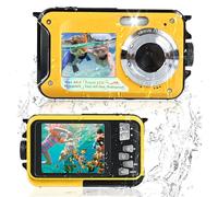 Camara Acuática Comius Sharp Sumergible para Niños 10FT 30MP FHD 16X Zoom Tarjeta 32G Selfie Doble Pantalla Buceo Natación