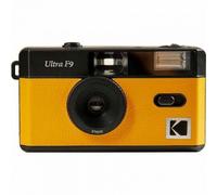 Kodak Ultra F9 - Appareil Photo Argentique Réutilisable 35mm, Objectif Fixe 31mm F/9, Flash Intégré, Chargement Facile, Rembobinage Manuel, Idéal en Intérieur - Jaune