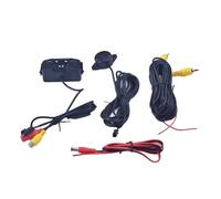 Camara Aparcamiento Cámara de Aparcamiento con vídeo para Coche, Sensor cámara visión Trasera + 2 sensores, indicador Bi, Alarma, Radar 3 en 1 Cámara Visión Trasera