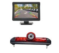 Camara Aparcamiento Cámara visión Trasera 170 Grados con luz Freno Monitor 4,3 Pulgadas para FIAT para Ducato 2006-2015 Cámara Visión Trasera(A)