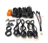 Cámara Aparcamiento Kit Cámara Panorámica SN307 WDR para Tecnología 360 Visión Nocturna 1080P AHD 4 Cámaras para Android Reproductor Multimedia Radio Camara Marcha Atras(WDR 1080P)
